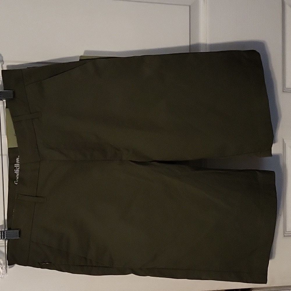 NWT Goodfellow & Co Late Night Green Tech Shorts